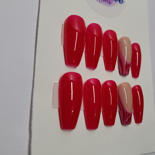 (14 pieces) Press-On Nails including Prep Kit (PN000061)