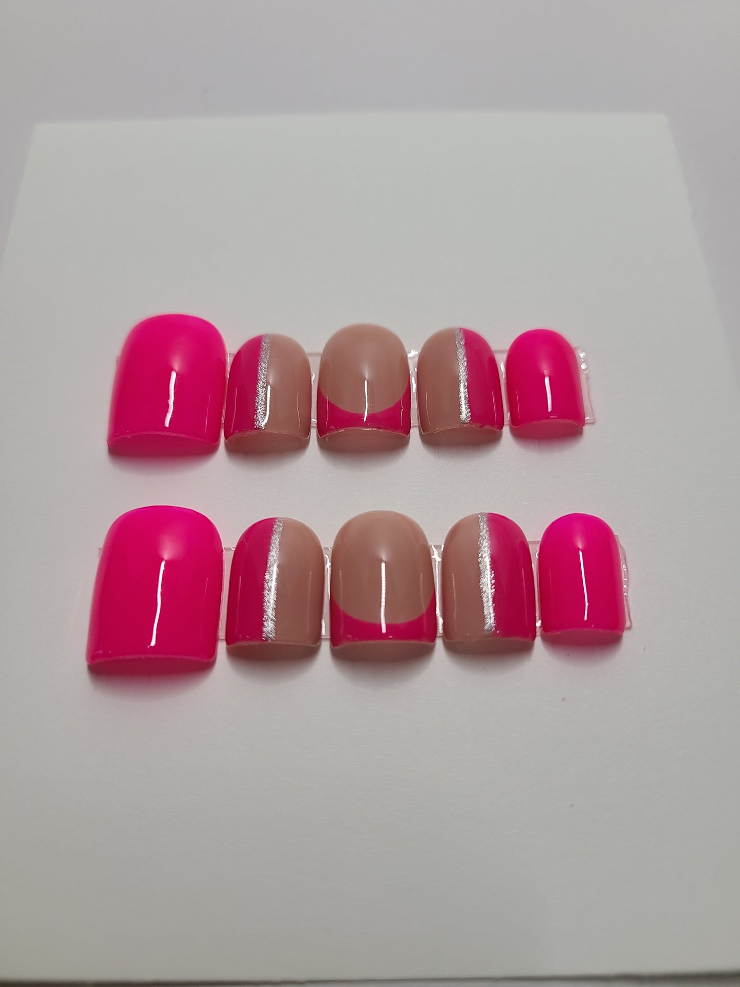 (10 pieces) Press-On Nails including Prep Kit