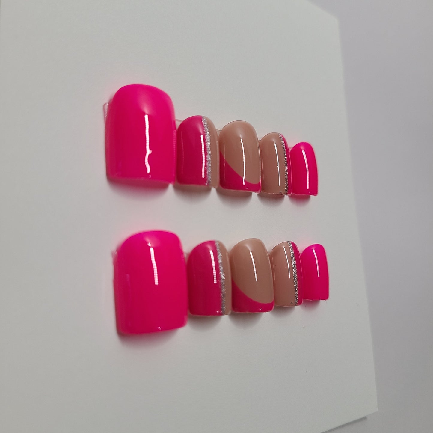 (10 pieces) Press-On Nails including Prep Kit