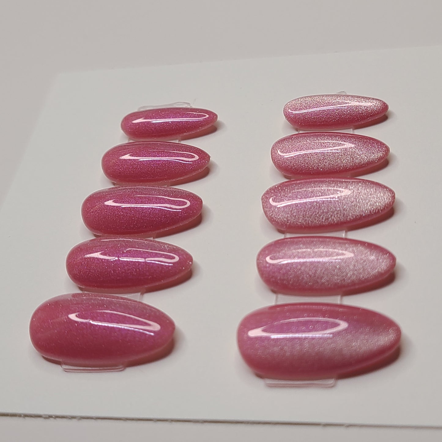 Rosé Ember Medium Almond Press-On Nails