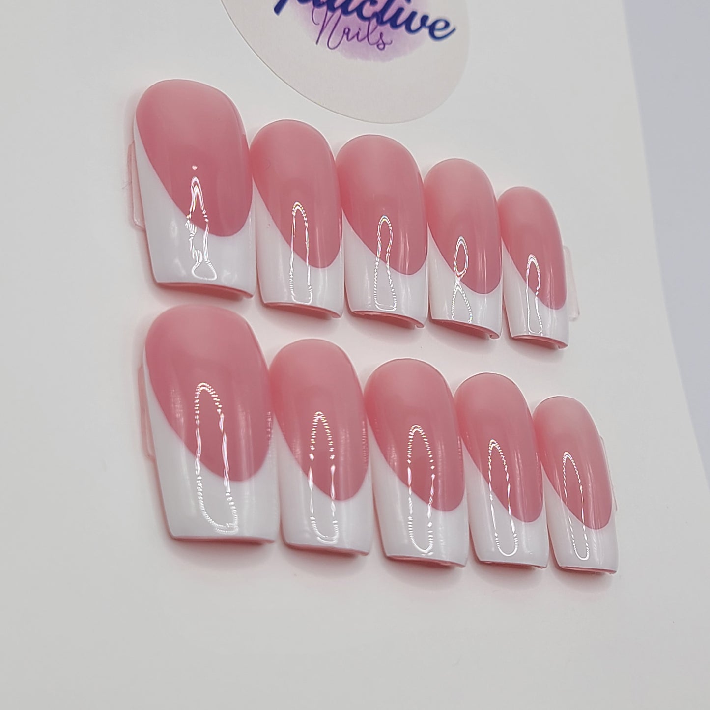 Pure Elegance Medium Square Press-On Nails