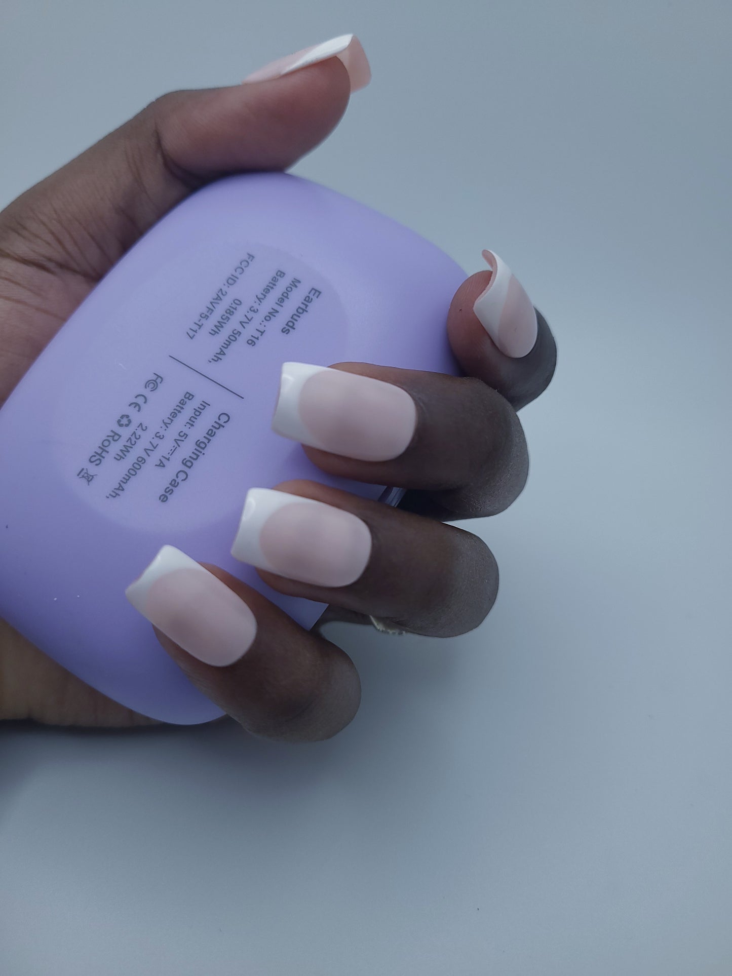 Pure Elegance (10 pieces, Short Square Press on Nail)
