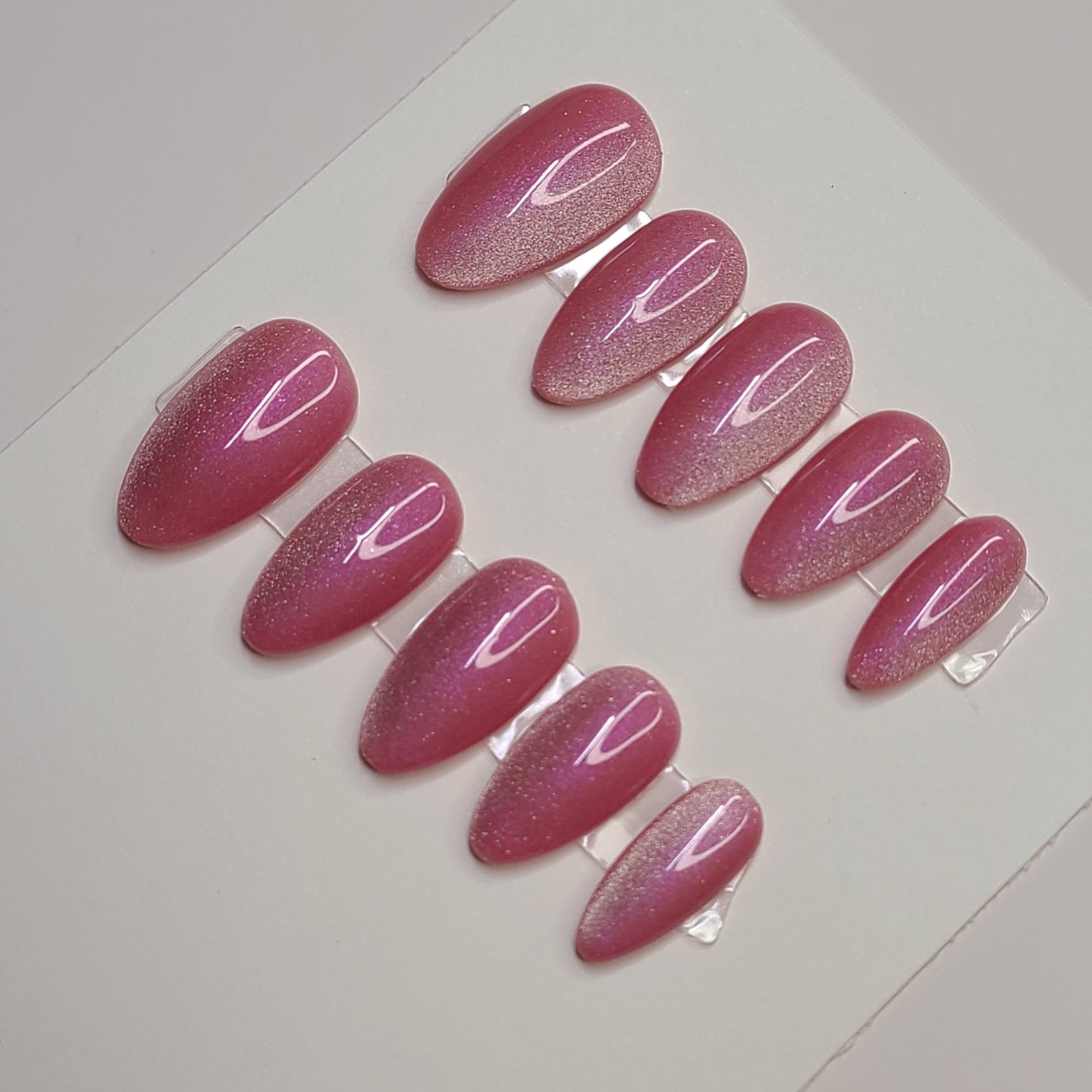 Rosé Ember Medium Almond Press-On Nails