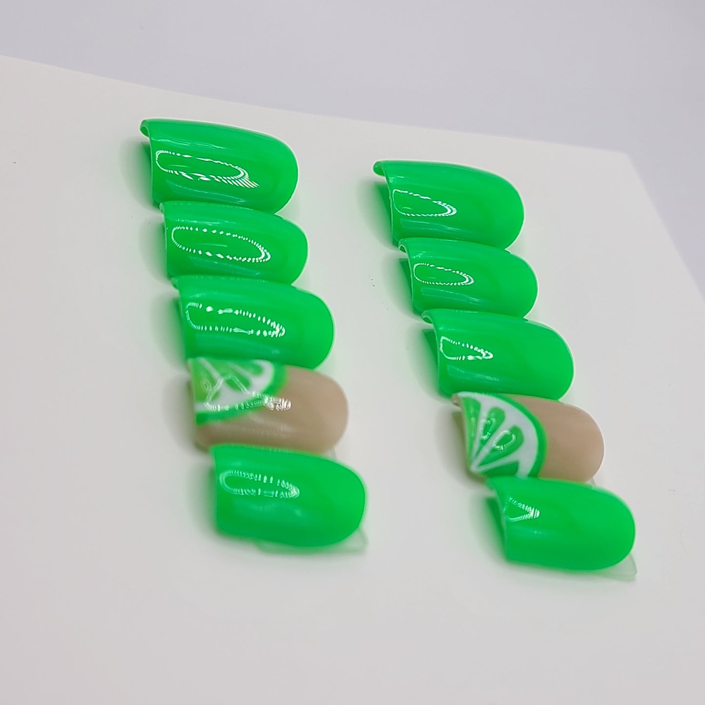Lime Light Extra Short Square Press-On Nails