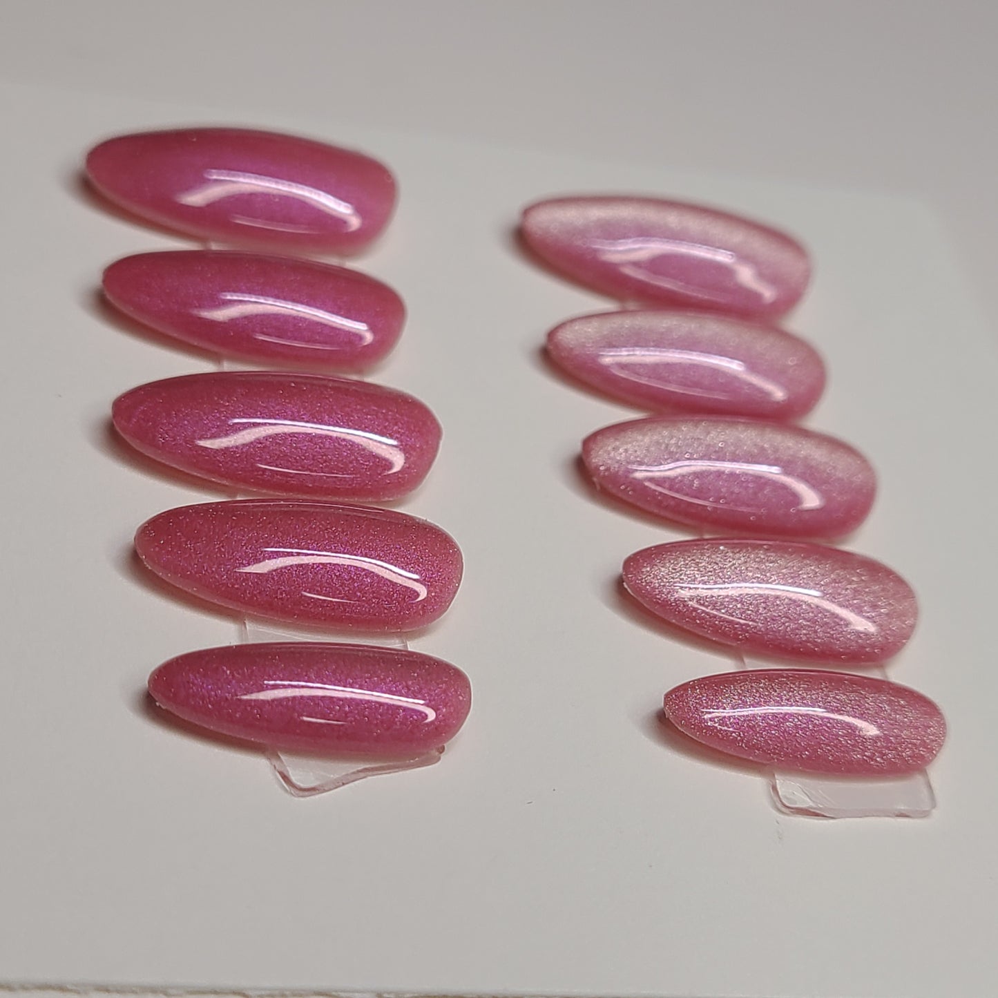 Rosé Ember Medium Almond Press-On Nails