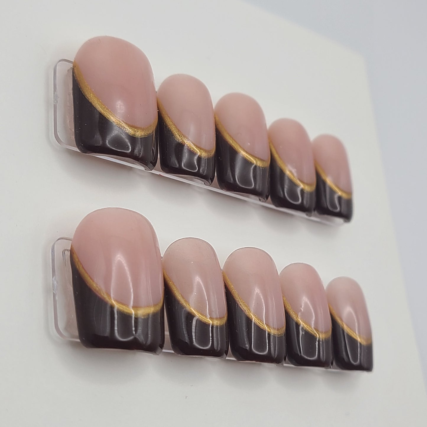 Cocoa Gilded (10 Pieces Press-On Nails)