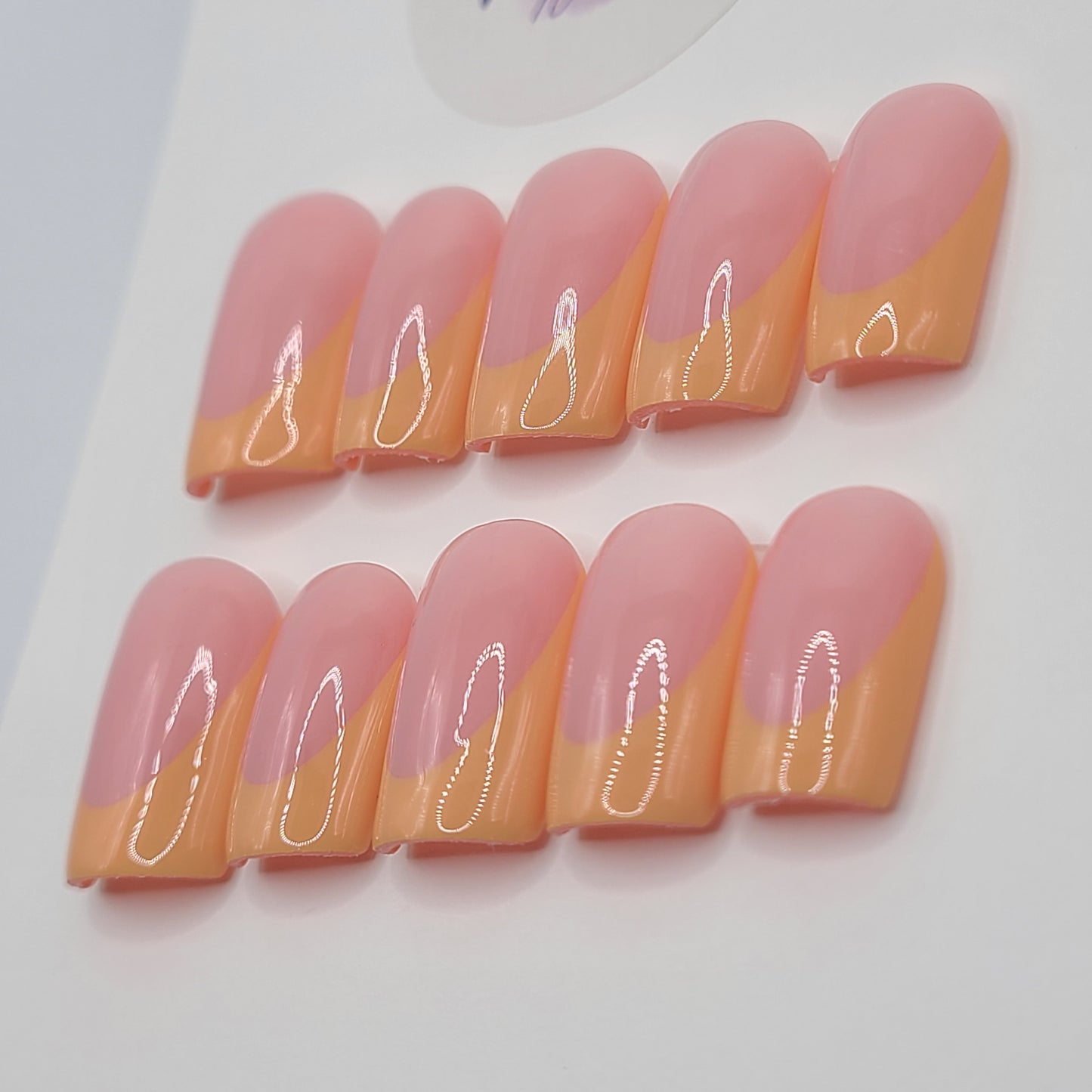 Honey Glazed Short Square Press-On Nails