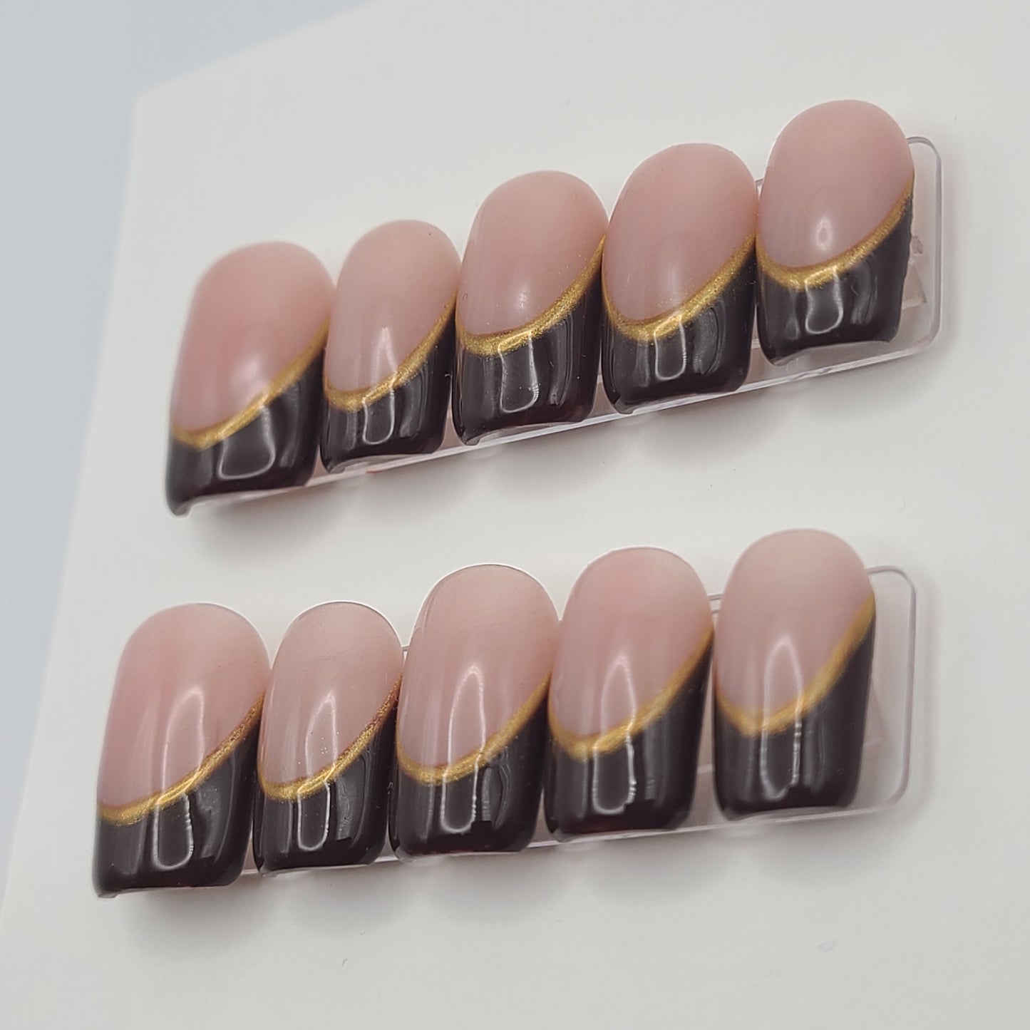 Cocoa Gilded (10 Pieces Press-On Nails)