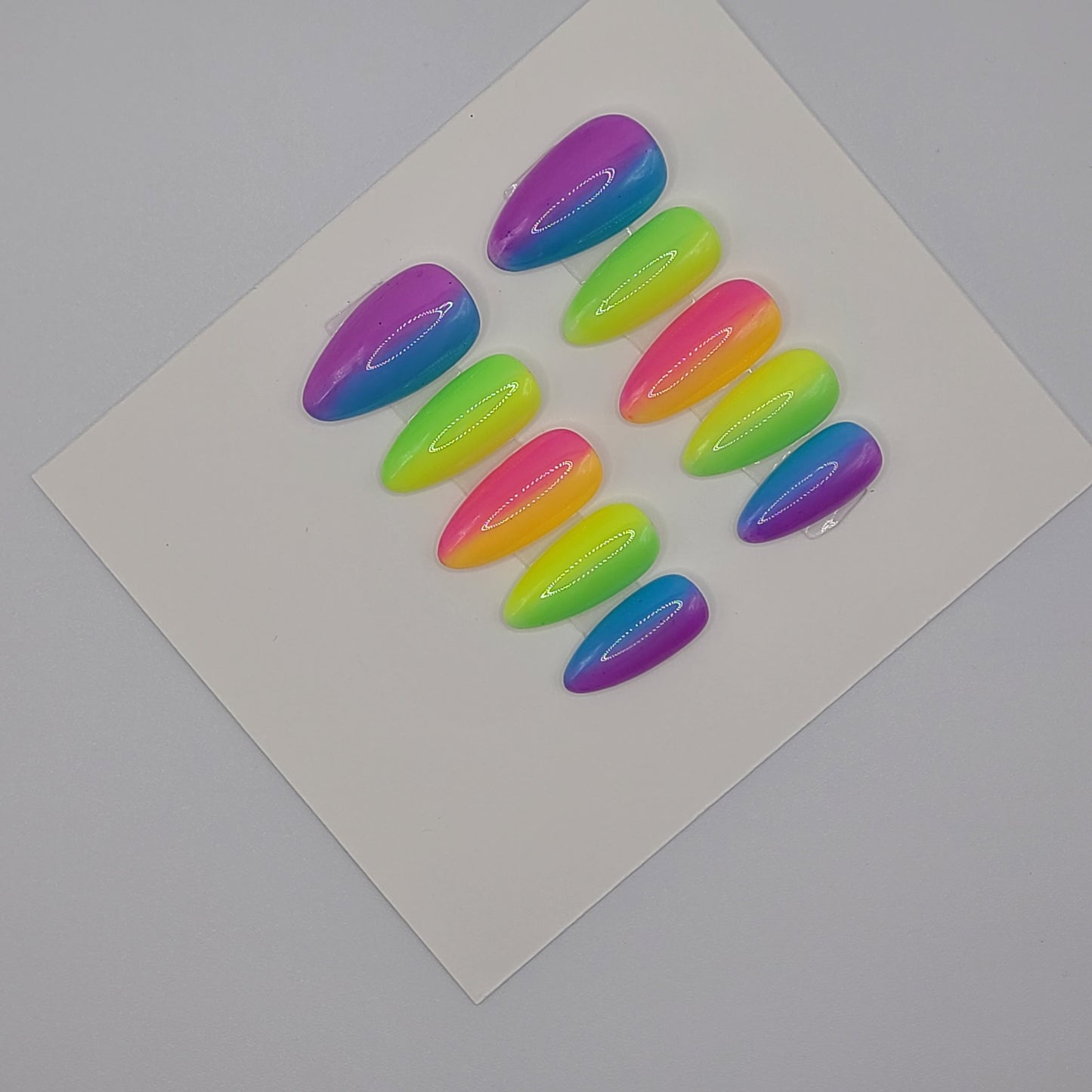 Spectrum Drift Medium Almond Press-On Nails