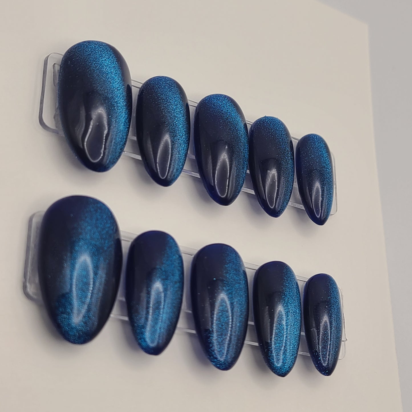 Sapphire Drift (10 Pieces Press-On Nails)