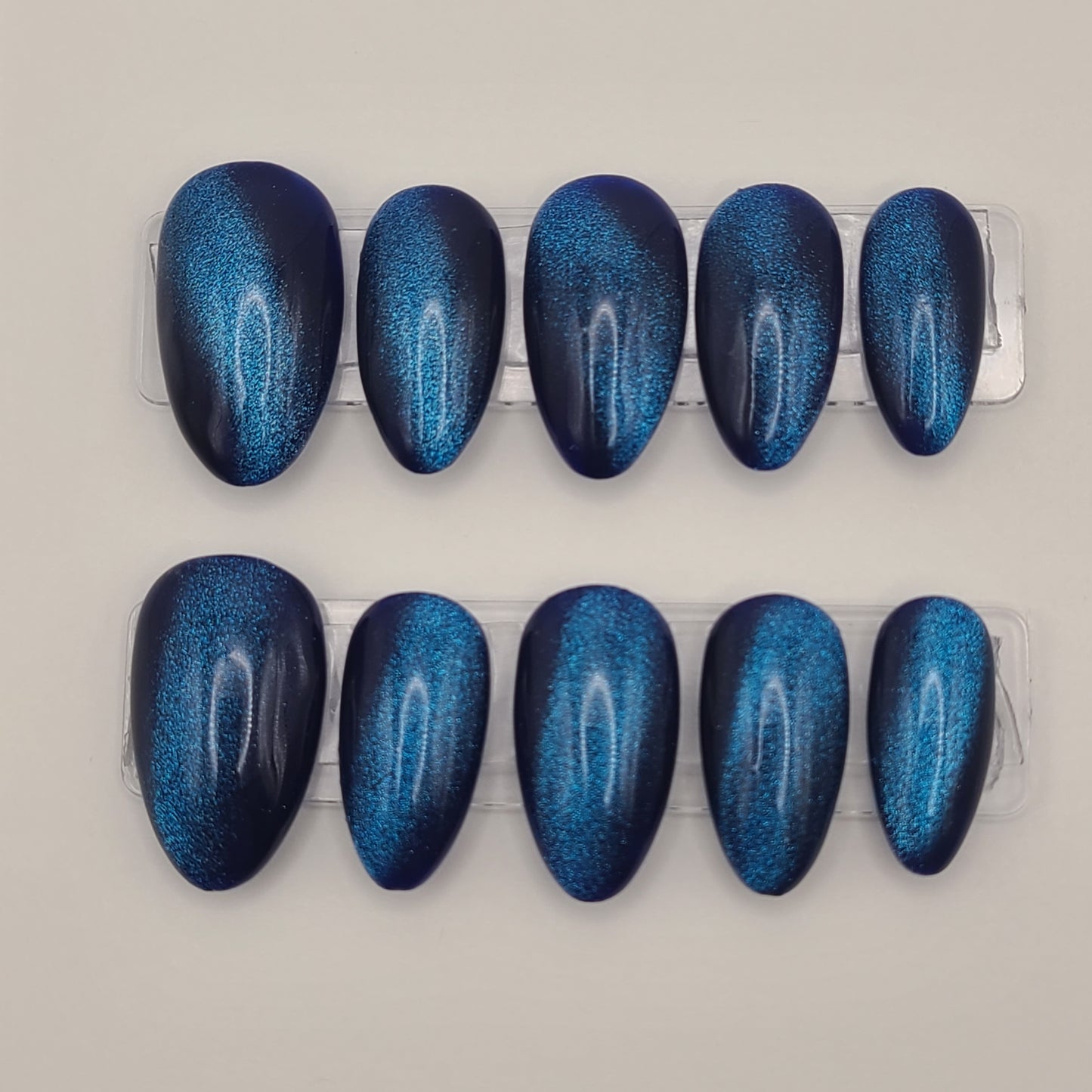 Sapphire Drift (10 Pieces Press-On Nails)