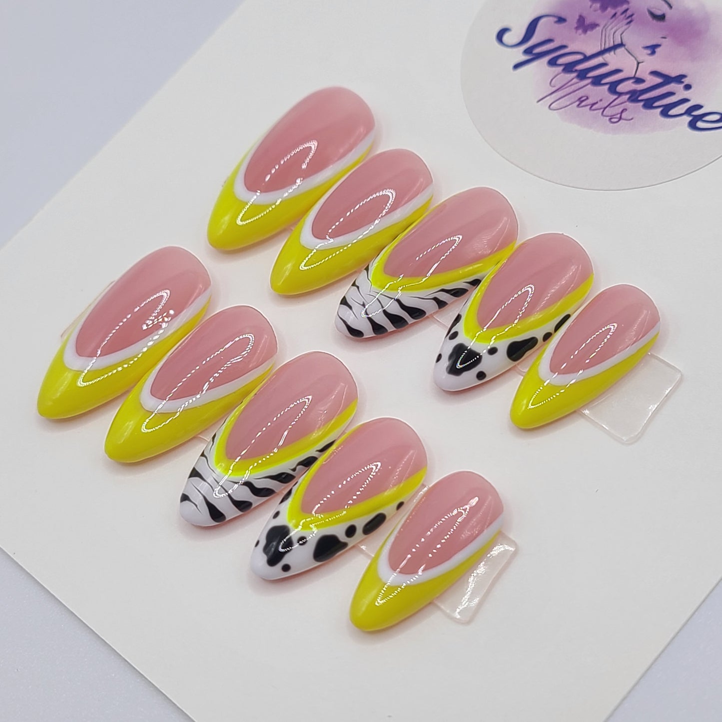 Wild Zest Medium Almond Press-On Nails