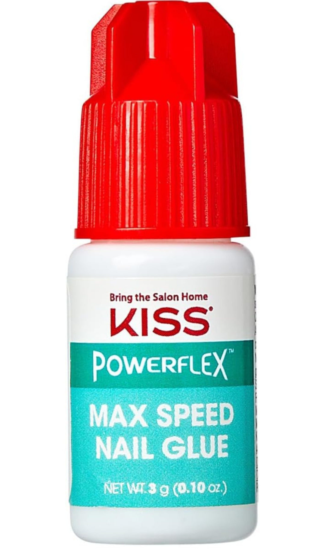 KISS PowerFlex Maximum Speed Nail Glue- Fast Drying Adhesive for Glue On Nails