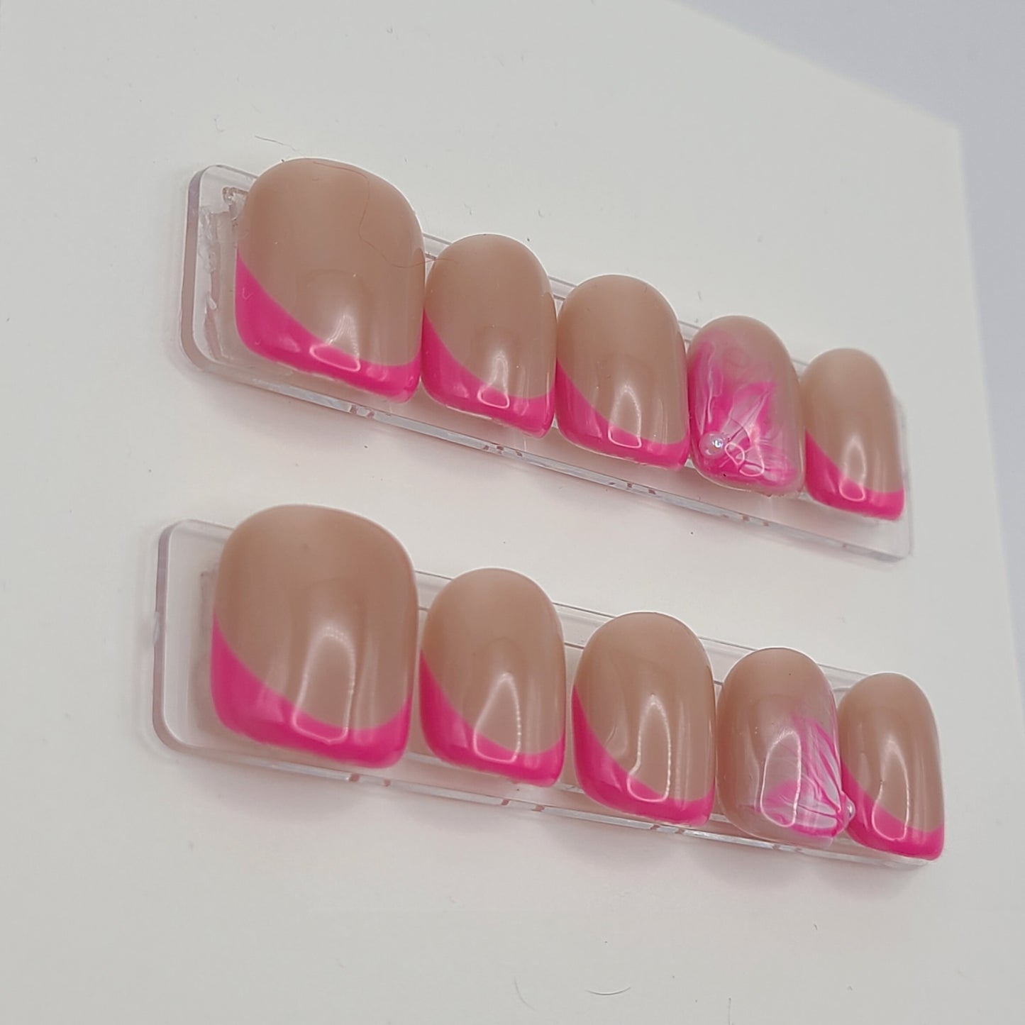 Pink Petal Petite (10 Pieces Press-On Nails)