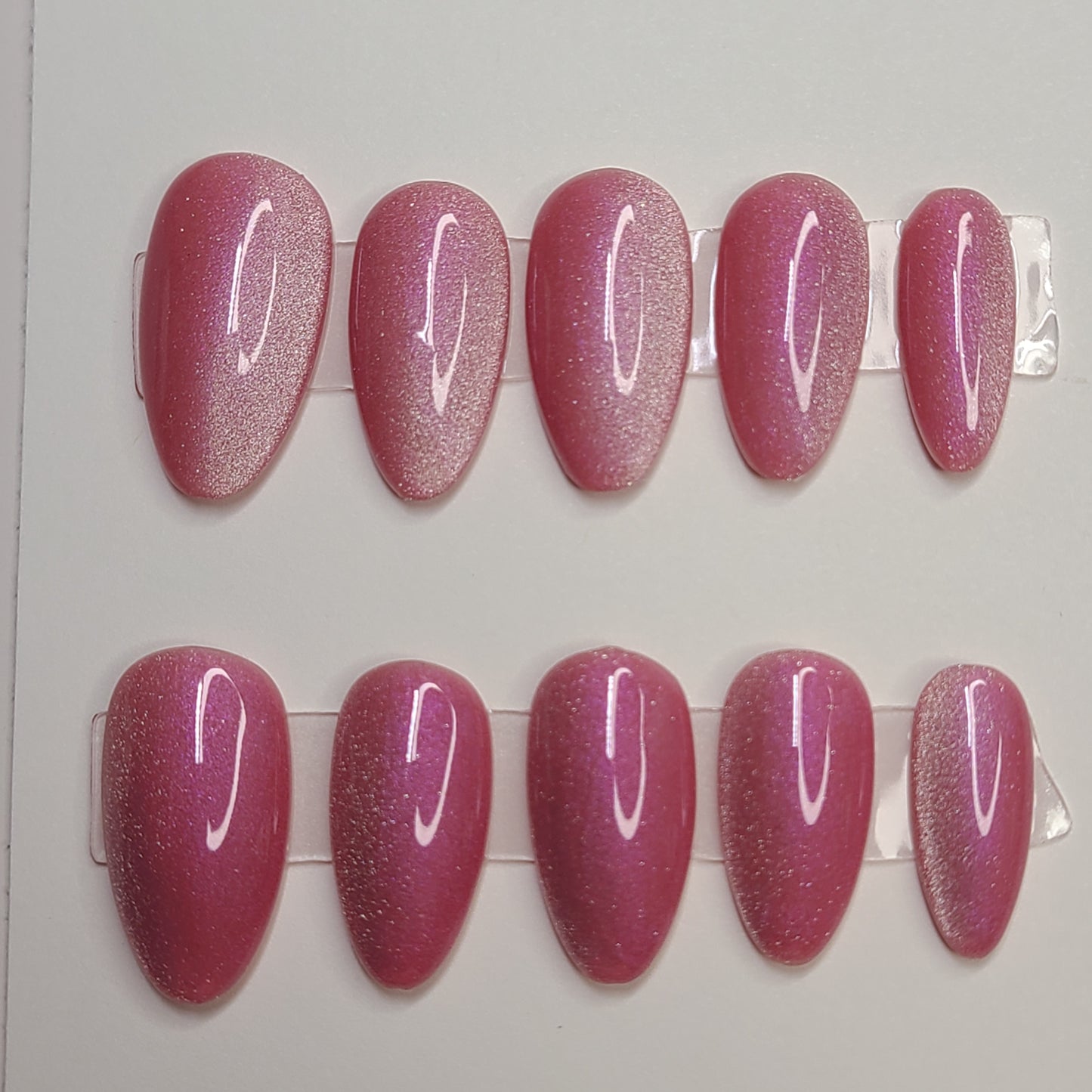 Rosé Ember Medium Almond Press-On Nails