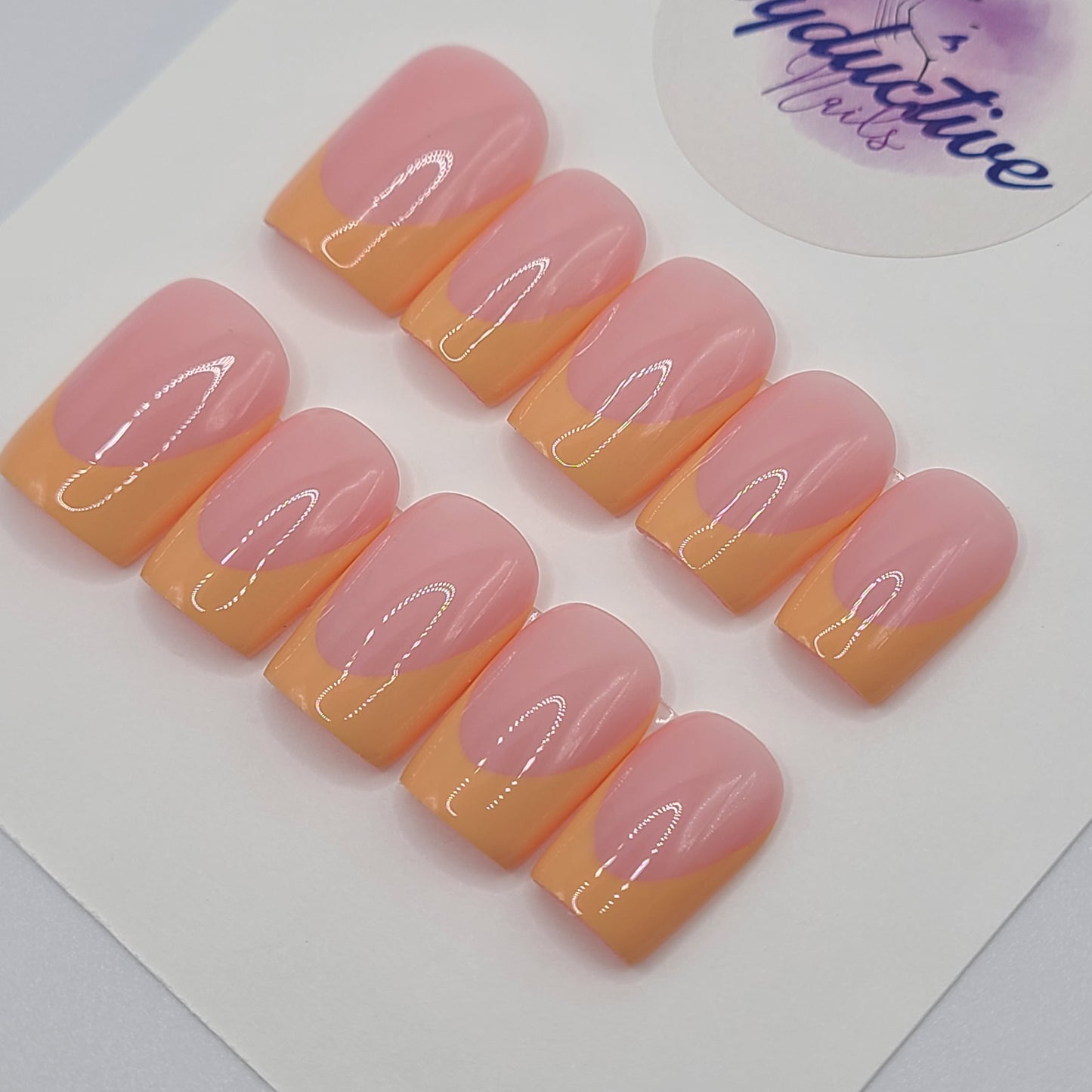 Honey Glazed Short Square Press-On Nails