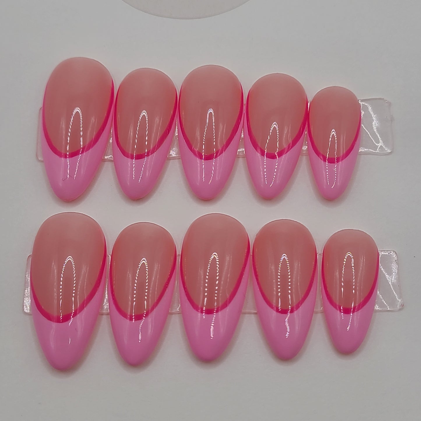 Sweet Blush Medium Almond Press-On Nails